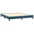 Vidaxl Box spring postelja z vzmetnico temno modra 160x200 cm žamet