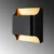 Opviq Zidna lampa Bera-15301, 25x25x11cm, IP20, Crna