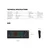 FANTECH Tastatura Mehanicka Gaming MK614 Atom x66 Retro crna (ice apricot switch)