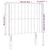 Vidaxl LED posteljno vzglavje modro 103x16x118/128 cm blago