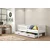Interbeds Dečiji krevet Kubus 200x90cm, Sa fiokom, Beli
