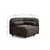 Atelier del Sofa Fotelja Viktor 90x74x90cm Tamnosiva
