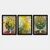 Wallity Set uramljenih slika 3SC_UN547262, 3 Dela