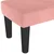 Vidaxl Klop roza 100x30x30 cm žamet