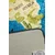Conceptum Hypnose Carpet Karta svijeta, 140x190 cm, plava
