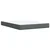 vidaXL Postelja boxspring z vzmetnico Temno siva 160 x 200 cm Blago