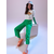 Sinsay - Crop top s printom - krem