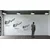 WallXpert metalni zidni ukras 5381, violinski ključ i note na talasastim notnim linijama, 75 x 32 cm, crni