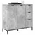 Kreveta Betonski sivi 89,5 x 33 x 82 cm Konstruirano drvo