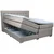 Boxxx BOXSPRING POSTELJA 160 cm x 200 cm , tekstil siva