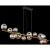 Globo 56135-13H - LED luster na sajli RIHA 13xG9/3,5W/230V mesing