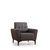 Atelier del Sofa Fotelja Hamlet 95x77x90cm Tamnosiva