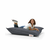 ATELIER DEL SOFA Lazy bag Cushion Pouf 100x100 Fume