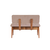 Aberto Design Set trpezarijski sto, 2 trpezarijske stolice i klupa Vina 0900 Orah