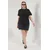Trendyol Curve Ženska majica Tbbss25Bf00077, Crna