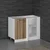 Hanah Home kuhinjski element Minar 4135, 105 cm, beli / dore