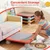 Costway Otroški mini trampolin 25,5 palca, rdeč