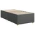 Vidaxl Box spring postelja z vzmetnico temno siva 90x200 cm blago