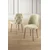 Hanah Home set trpezarijskih stolica Leja 4 kom, krem tkanina Babyface, hromirane metalne noge