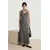 Trendyol Modest Ženska haljina Tctss26Eb00028, Tamnosiva