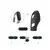 Stimulator za klitoris Pretty love Lich, 7.8cm, Crni