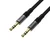 Acefast J10 AUX kabel mini jack 3.5mm, 1m, črn