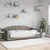 Vidaxl Raztegljiva postelja taupe 100x200 cm blago