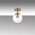 Opviq Luster Atmaca 10215, Metalni, Bronzana boja