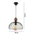 Opviq Luster Dorris Wood, 30cm, IP20, Crni