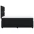 Box spring krevet s madracem crni 100x200 cm baršunasti