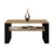 Topeshop Moderna klubska mizica ARTISAN BLACK 1P