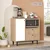 Hanah Home Komoda RE1-SW, 88x85x35.5 cm, Bela