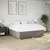 Vidaxl Posteljni okvir brez vzmetnice taupe 180x200 cm blago