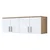 Hanah Home zidni ormarić EA150 4632, 120 cm, orah / beli
