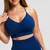 GymBeam Sportski grudnjak Sculpt Seamless Navy