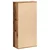 Regal za knjige boja starog drva 50x25x105 cm drveni