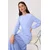Trendyol Modest Ženska haljina Tctss26Eb00134, Plava