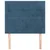 Vidaxl Vzglavje postelje temno modro 90x5x118/128 cm žametno