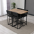 Hanah Home Set barskih stolova i stolica, 110 x 92 x 70 cm, 5 delova, Antracit