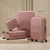 Set kofera 4u1 u roze boji - Sunburst dezen