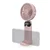 Nedis Ročni ventilator, 6 hitrosti, 90 mm, roza, polnilni