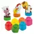 CLEMENTONI Clemmy Baby kocke, Farma- CL17174  6-18 meseci, Guma/plastika