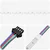 LED traka 2 pcs Crna i prozirna 900 mm Bakar i plastika