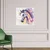 Canvas Slika na platnu Konj akvarel 120x120cm, Sa ramom, Beli