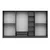 Hanah home Ormar Kale 315x190x52cm Antracit