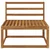Srednja sofa za van Prirodna 79 x 83 x 73 cm
