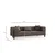Atelier del Sofa Trosed Gio 93x75x225cm Braon