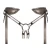 Leatherette strap-on Desirous