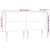 Vidaxl Vzglavje z ušesi modro 163x23x118/128 cm blago