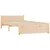 Vidaxl Posteljni okvir trden les 75x190 cm